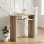 vidaXL Table console Chêne Sonoma 100 x 39 5 x 75 cm Bois d'ingénierie