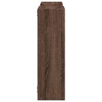 vidaXL Étagère murale chêne marron 96x18x60 cm bois d'ingénierie