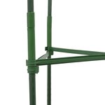 vidaXL Cages à tomates avec sacs à plantes 4 Pièces 154 cm acier et PP