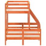vidaXL Lit superposé sans matelas 80x200/120x200 cm bois massif