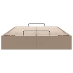 vidaXL Cadre de lit ottoman sans matelas cappuccino 120x200 cm