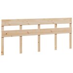 vidaXL Cadre de lit sans matelas 200x200 cm bois massif de pin