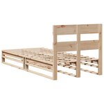 vidaXL Cadre de lit sans matelas 90x200 cm bois de pin massif