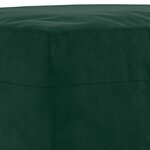 vidaXL Banc Vert foncé 70x35x41 cm Velours