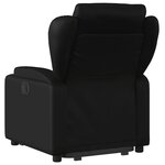 vidaXL Fauteuil inclinable électrique noir similicuir