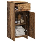 vidaXL Armoire de salle de bain Bois ancien 35 x 36 5 x 85 cm