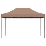 vidaXL Tente de fête 292 x 440 x 315 cm Marron Tissu Oxford