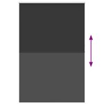 vidaXL Store enrouleur occultant largeur du tissu 141 6 cm polyester