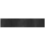 vidaXL Tapis rectangulaire gris 80x400 cm bambou