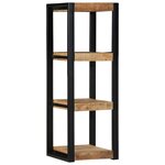 vidaXL Étagère murale 35x35x100 cm bois de manguier brut massif