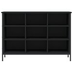 vidaXL Armoire à chaussures noir 100x35x70 cm bois d'ingénierie