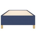vidaXL Cadre de lit Bleu 80x200 cm Tissu