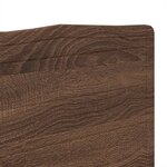 vidaXL Tête de lit Chêne brun 120 cm Bois d'ingénierie