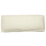 vidaXL Set de coussins de palette 2 Pièces Crème 120 x 80 x 12 cm