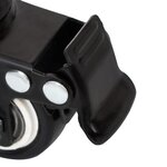 vidaXL Roues pour jardinière 4 Pièces noir 8x3 5x8 cm fer