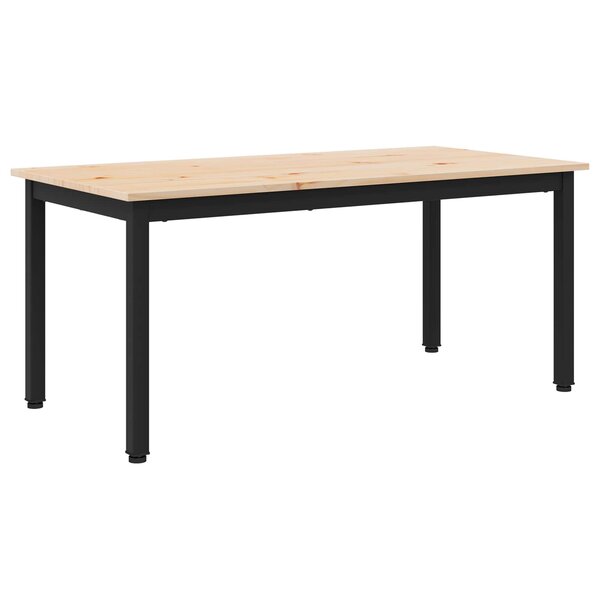 vidaXL Table basse Naturel 100 x 50 x 45 cm Bois de pin massif