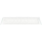 vidaXL Serre avec cadre en acier blanc 20 m² 10x2x2 m
