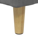 vidaXL Pouf de rangement Gris foncé 40 x 40 x 45 cm Velours