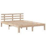 vidaXL Cadre de lit avec tête de lit sans matelas 160x200 cm