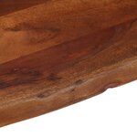 vidaXL Table basse marron miel 110x55x40 cm bois massif d'acacia