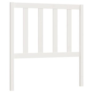 vidaXL Tête de lit Blanc 106x4x100 cm Bois massif de pin