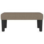 vidaXL Banc Taupe 70x30x30 cm Tissu