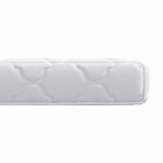 vidaXL Matelas Blanc 140 x 190 cm Tissu jacquard