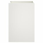 vidaXL Jardinière blanc 52x48x75 cm acier