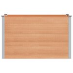 vidaXL Jardinière surélevée Marron 150 x 100 x 91 cm WPC et Aluminium