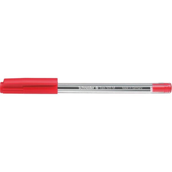 Boîte 10 Stylo à bille Tops 505 Pte Moyenne rouge SCHNEIDER