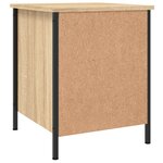 vidaXL Tables de chevet 2 Pièces chêne sonoma 40x42x50 cm bois ingénierie
