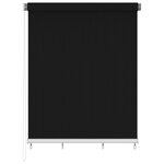 vidaXL Store roulant d'extérieur 220x230 cm Noir