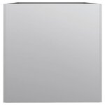 vidaXL Jardinière argenté 62x47x46 cm acier galvanisé