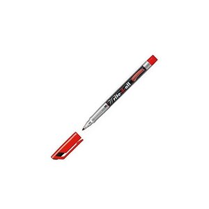 Marqueur permanent write-4-all m moyen 1 mm rouge stabilo