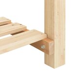 vidaXL Cache-pot de jardin avec étagère Beige 203.5 x 53 x 76.5 cm