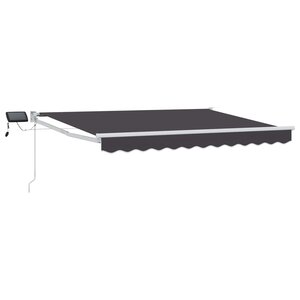 vidaXL Store rétractable manuel avec LEDs 3 x 2 5 m