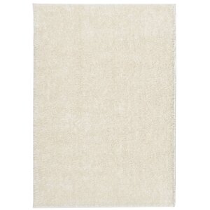 vidaXL Tapis ISTAN à poils longs aspect brillant crème 160x230 cm