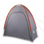 vidaXL Tente de rangement gris et orange imperméable