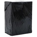 vidaXL Film étirable 2 Pièces noir 30 μm 50 cm x 150 m
