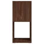 vidaXL Armoire rotative Chêne marron 34 5x34 5x75 5 cm bois ingénierie