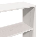 vidaXL Cadre de lit sans matelas blanc 180x200 cm bois massif de pin
