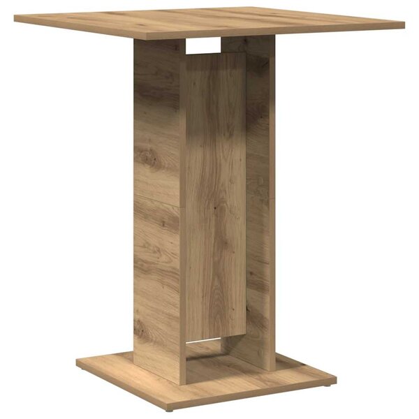 vidaXL Table de bistro chêne artisanal 60x60x75 cm bois d'ingénierie