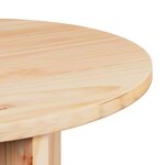 vidaXL Table basse 2 Pièces Naturel 49 x 49 x 28 cm Bois de pin massif