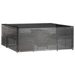 vidaXL Housses de salon de jardin 2 Pièces 16 œillets 250x250x90 cm carré