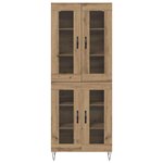 vidaXL Haut Armoire Chêne artisanal 69 5 x 34 x 180 cm