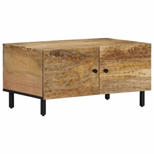 vidaXL Table basse 80x50x40 cm bois de manguier massif