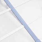 vidaXL Auvent de porte Gris et transparent 297 5x90 cm Polycarbonate