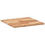 vidaXL Dessus de table carré 50x50x2 cm bois massif d'acacia