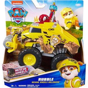 Spin Master 6069304 - Paw Patrol - Pat Patrouille - Véhicule et figurine Ruben Rescue Wheels