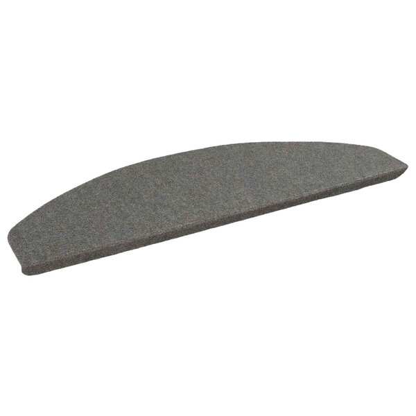 vidaXL Tapis d'escalier auto-adhésifs 15 pc 80 x 28 x 3 5 cm Gris